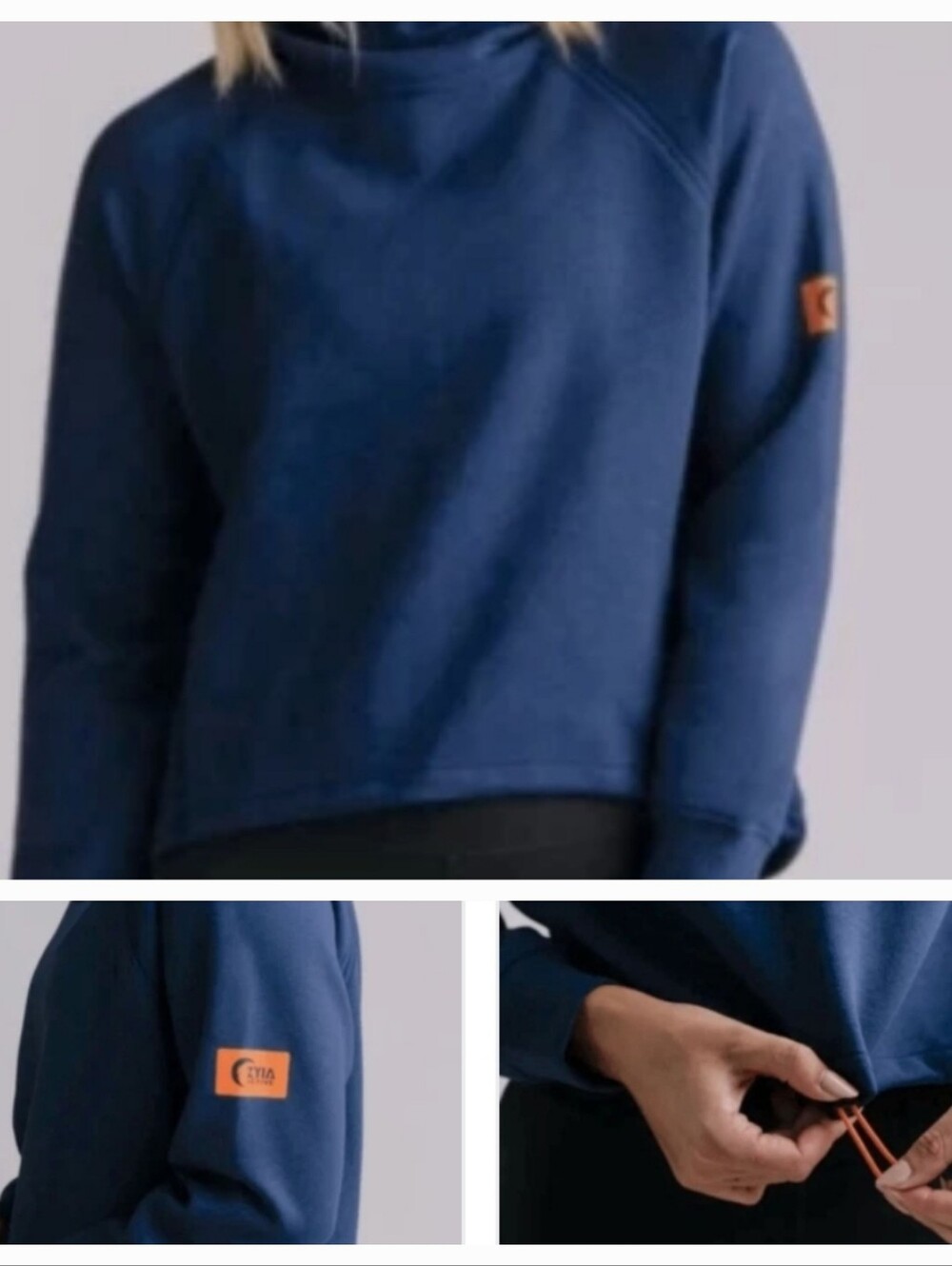 Zyia Navy Game Day Hoodie